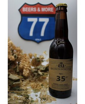 Bronckhorster Bronckhorster NO.35 Quadrupel Jack Daniels Whiskey BA Fles 33 cl  12,50% Bronckhorster Bronckhorster NO.35 Quadrupel Jack Daniels Whiskey BA Fles 33 cl  12,50%