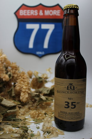 Bronckhorster Bronckhorster NO.35 Quadrupel Jack Daniels Whiskey BA Fles 33 cl  12,50% Bronckhorster Bronckhorster NO.35 Quadrupel Jack Daniels Whiskey BA Fles 33 cl  12,50%