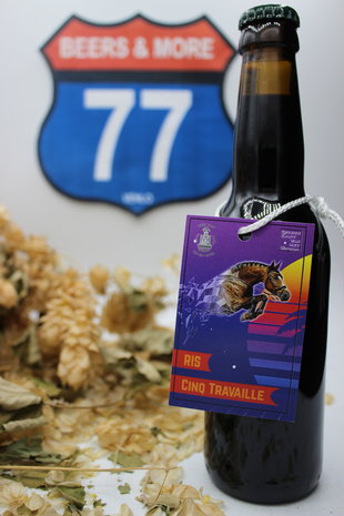 Het Goede Kant Van Het Spoor Het Goede Kant van het Spoor Cinq Travaille Stout Fles 33 cl  10,50%