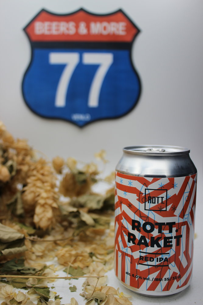 Rott. Brouwers Rott. Raket Red IPA Blik 33 cl 6,00%