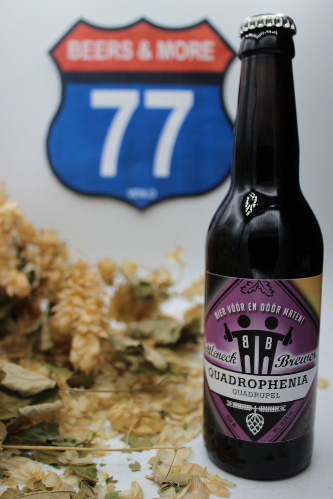 Bottleneck Brewery Bottleneck Brewery Quadrophenia Quadrupel Fles 33 cl  10,50%
