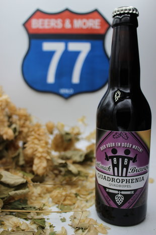 Bottleneck Brewery Bottleneck Brewery Quadrophenia Quadrupel Fles 33 cl  10,50%
