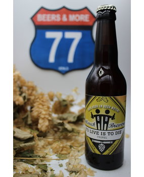 Bottleneck Brewery Bottleneck Brewery To Live Is To Die Tripel Fles 33 cl 8,20% Bottleneck Brewery Bottleneck Brewery To Live Is To Die Tripel Fles 33 cl 8,20%