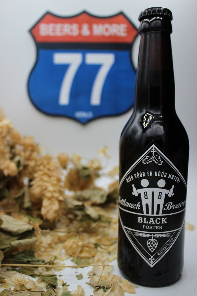 Bottleneck Brewery Bottleneck Brewery Black Porter Fles 33 cl  10,00%