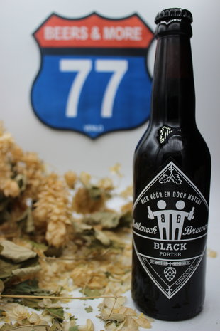 Bottleneck Brewery Bottleneck Brewery Black Porter Fles 33 cl  10,00%