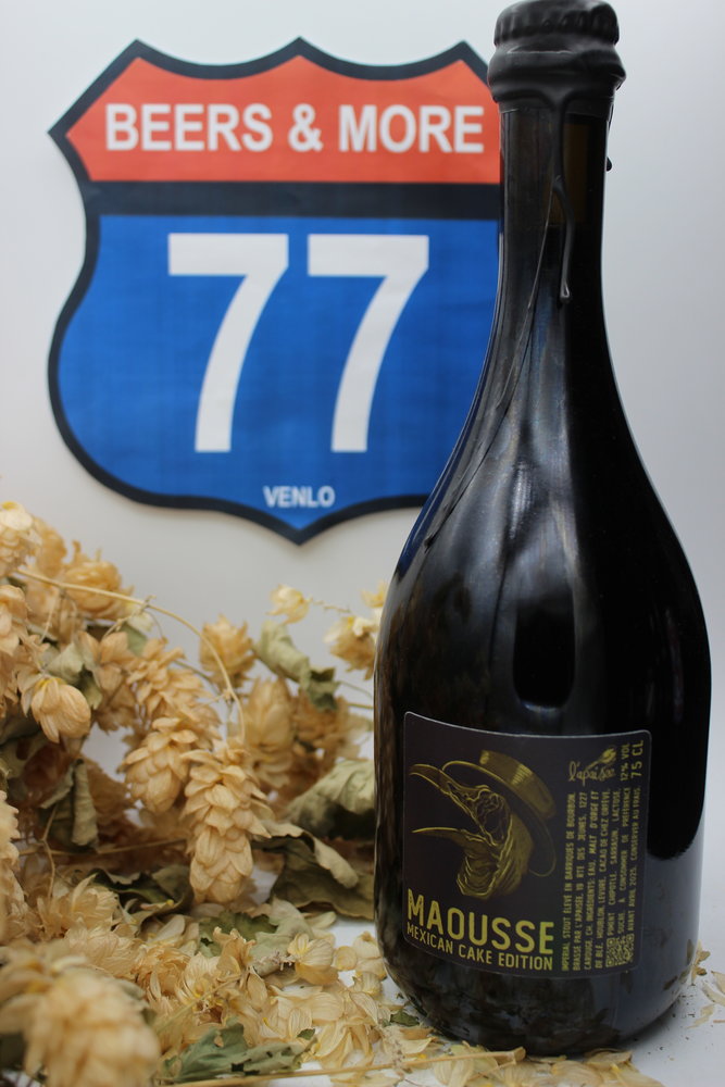 L'Apaisse L'Apaisse Maousse Mexican Cake Edition Imperial Stout Bourbon BA with Jalapeño Fles 75 cl 12,00%