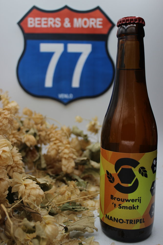 Brouwerij 'T Smakt Brouwerij 'T Smakt Nano Tripel Fles 33 cl 7,40%