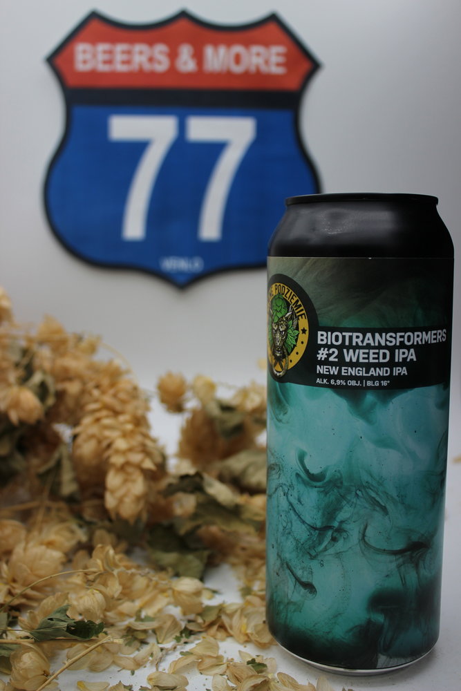 Piwne Podziemie Piwne Podziemie Biotransformers #2 Weed NEIPA Blik 50 cl  6,90%