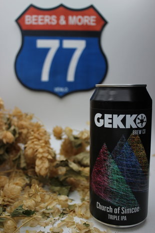 Gekko Brewing Company Gekko Church of Simcoe Triple IPA Blik 44 cl 10,00%