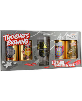 Two Chefs Brewing Two Chefs Brewing Geschenkverpakking 10 Years Anniversary Pack Blik 4x33 cl Two Chefs Brewing Two Chefs Brewing Geschenkverpakking 10 Years Anniversary Pack Blik 4x33 cl