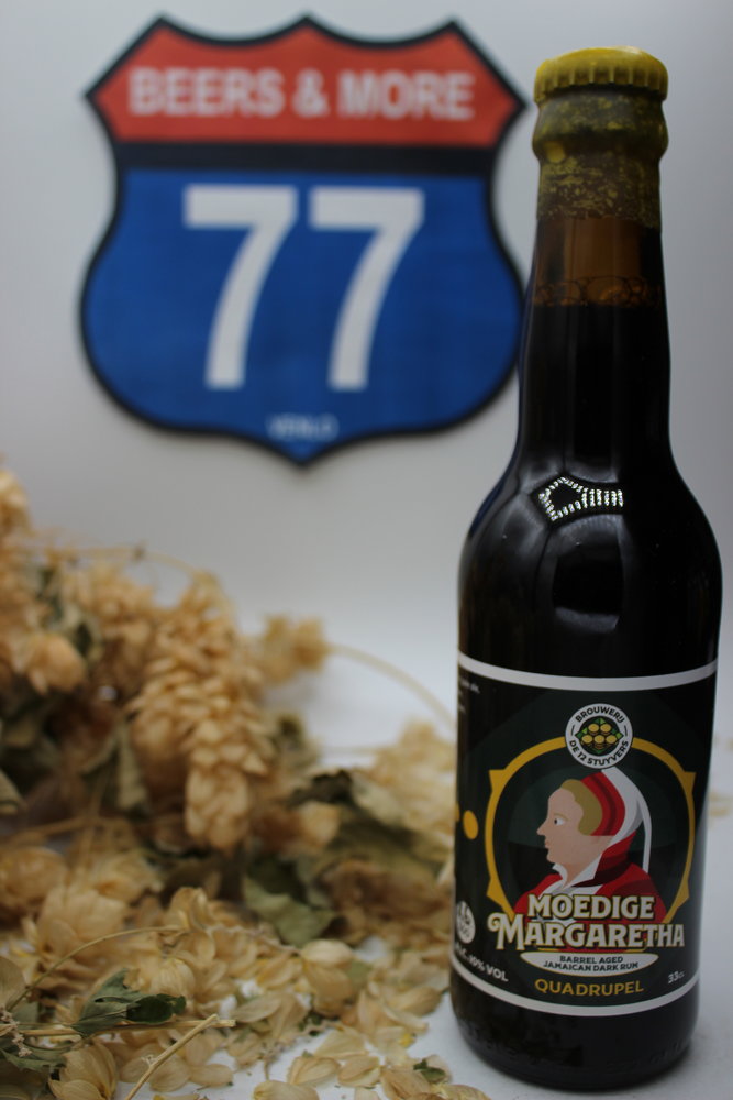 De 12 Stuyvers De 12 Stuyvers Moedige Margaretha BA Jamaican Dark Rum Quadrupel Fles 33 cl  10,00%
