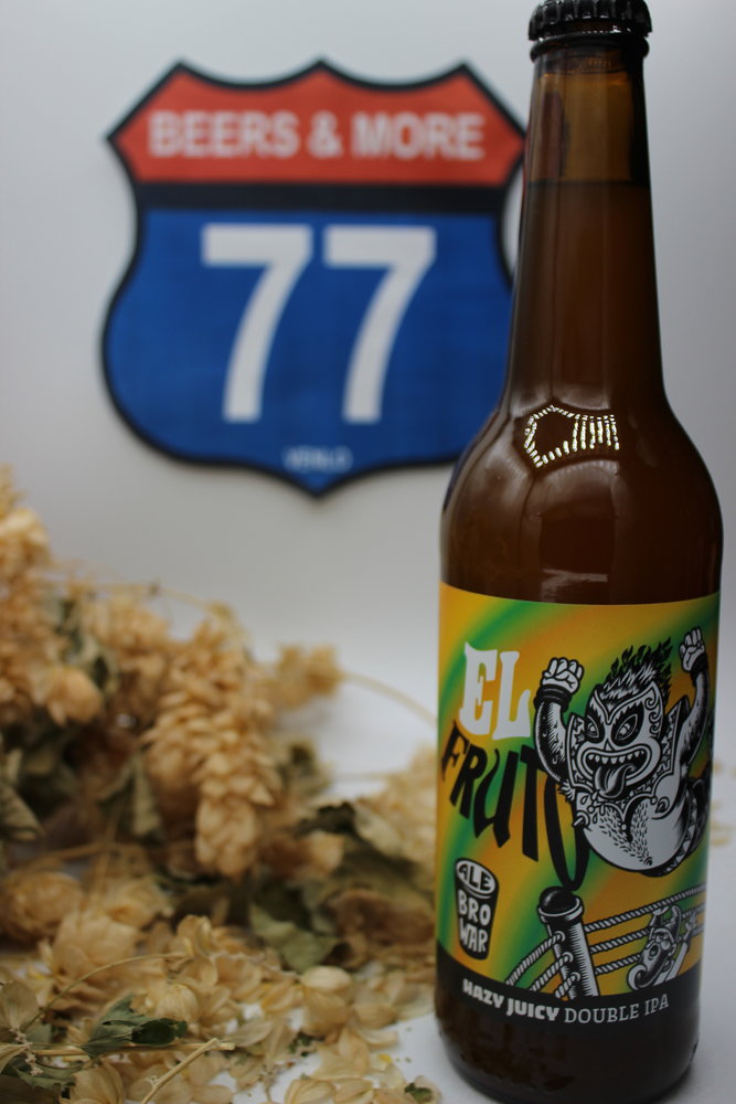 Ale Browar El Fruto Hazy Juice Double IPA Fles 50cl 8,00 Beers&More77