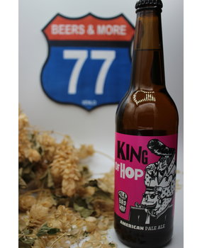 Ale Browar Ale Browar King of Hop American Pale Ale Fles 50cl 5,00% Ale Browar Ale Browar King of Hop American Pale Ale Fles 50cl 5,00%
