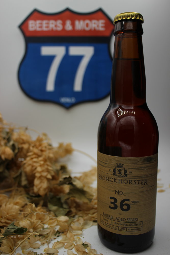 Bronckhorster Bronckhorster NO.36 Angus Tripel Heaven Hill BA Fles 33 cl 12,00% Bronckhorster Bronckhorster NO.36 Angus Tripel Heaven Hill BA Fles 33 cl 12,00%