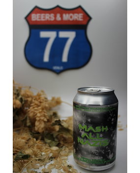 White Pony Brewery White Pony Brewery Mash All Nazis Stout Blik 33 cl 12,50% White Pony Brewery White Pony Brewery Mash All Nazis Stout Blik 33 cl 12,50%