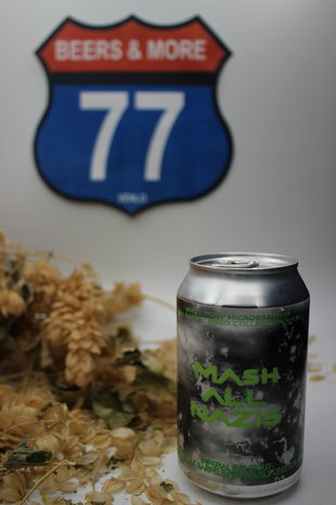 White Pony Brewery White Pony Brewery Mash All Nazis Stout Blik 33 cl 12,50%