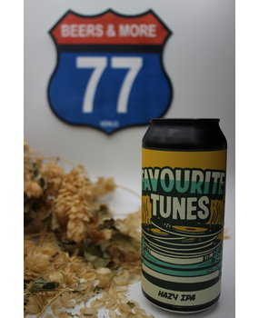 True Brew Company True Brew Favorite Tunes Hazy IPA Blik 44 cl 6,00% True Brew Company True Brew Favorite Tunes Hazy IPA Blik 44 cl 6,00%