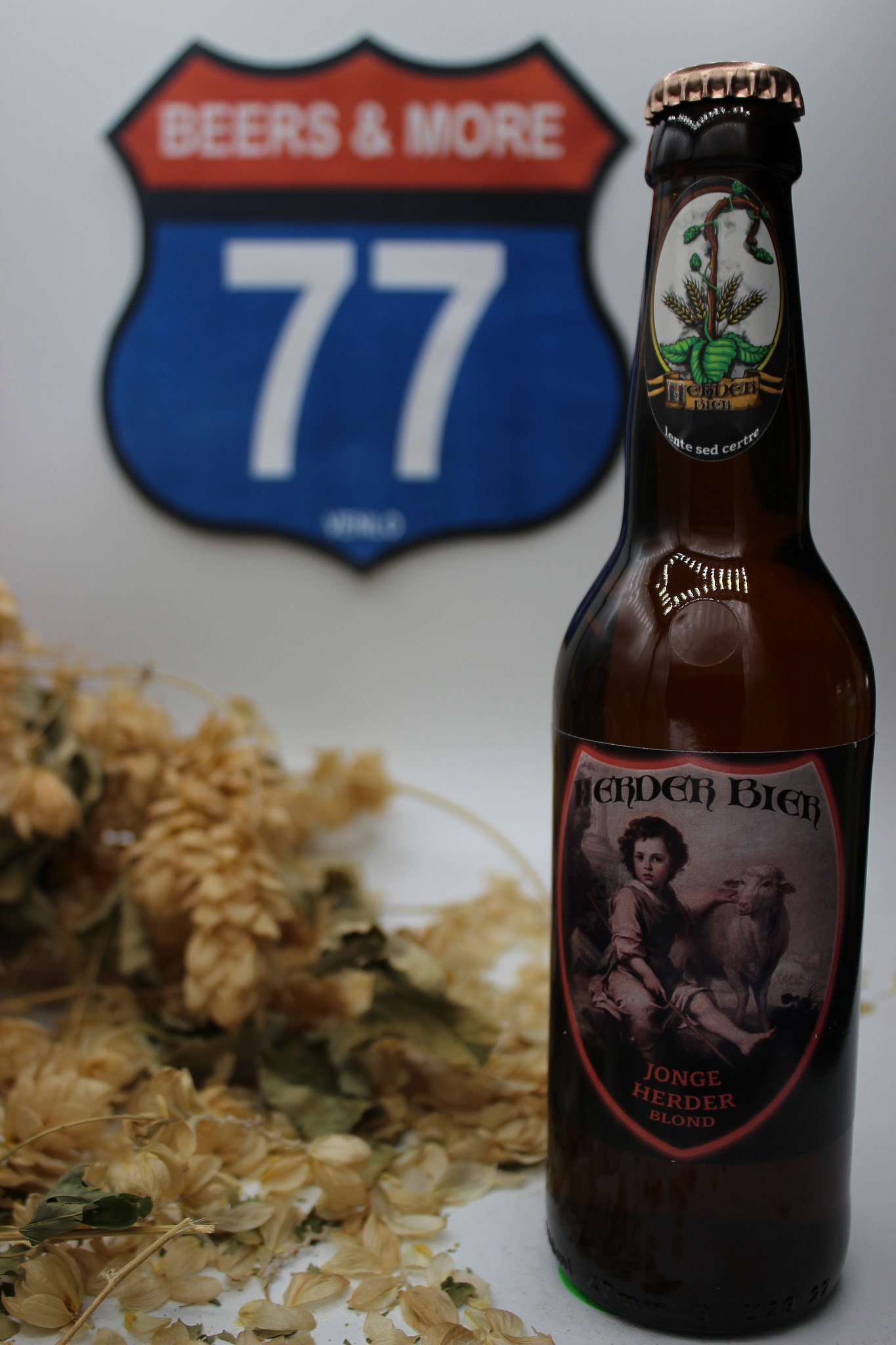hebben zich vergist Strak Rimpelingen Herder Bier Jonge Herder Blond Fles 33 cl 6,00% - Beers&More77