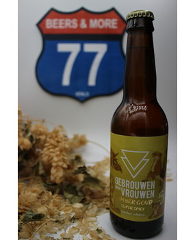 Gebrouwen door Vrouwen Gebrouwen door Vrouwen Gember Goud Super Spicy Blond Fles 33 cl  4,60% Gebrouwen door Vrouwen Gebrouwen door Vrouwen Gember Goud Super Spicy Blond Fles 33 cl  4,60%