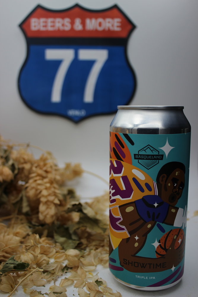Basqueland Brewery Basqueland Showtime Triple IPA Blik 44 cl 10,00%