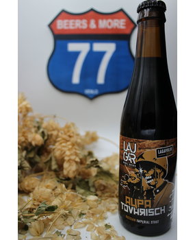 Laugar Laugar Aupa Tovarisch Lagavulin Edition BA Stout Fles 33 cl 12,00% Laugar Laugar Aupa Tovarisch Lagavulin Edition BA Stout Fles 33 cl 12,00%