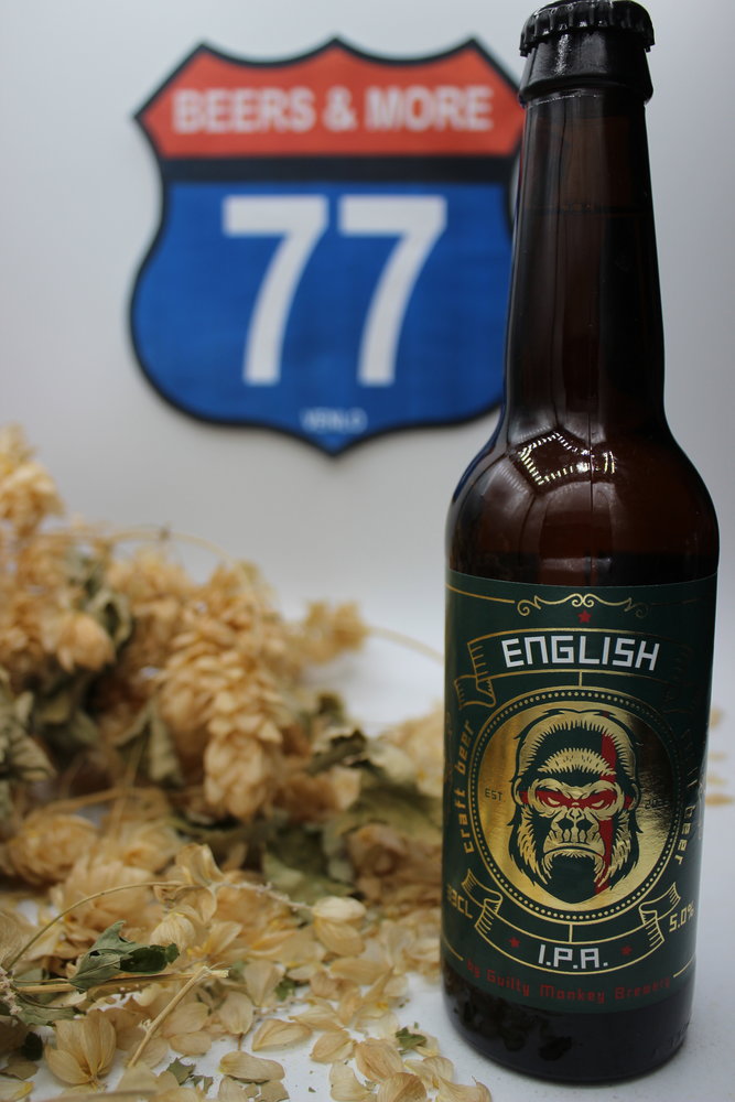 Guilty Monkey Brewery Guilty Monkey Brewery Classic English IPA Fles 33 cl  5,00%