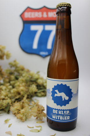 De Klep De Klep Witte van Grubbe Witbier fles 33 cl  5,00%