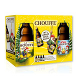 Brasserie D'ACHOUFFE Brasserie D'Achouffe  Chouffe & Kerstballenpakket Blond Fles 33 cl Brasserie D'ACHOUFFE Brasserie D'Achouffe  Chouffe & Kerstballenpakket Blond Fles 33 cl