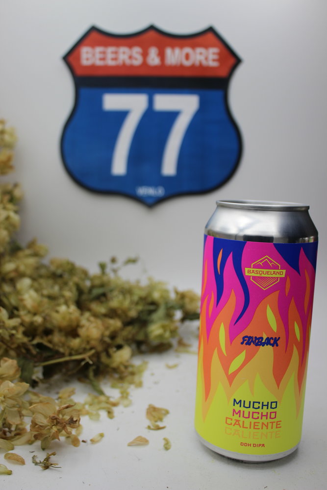Basqueland Brewery Basqueland Mucho Mucho Caliente Caliente New England DIPA Blik 44 cl 7,50%