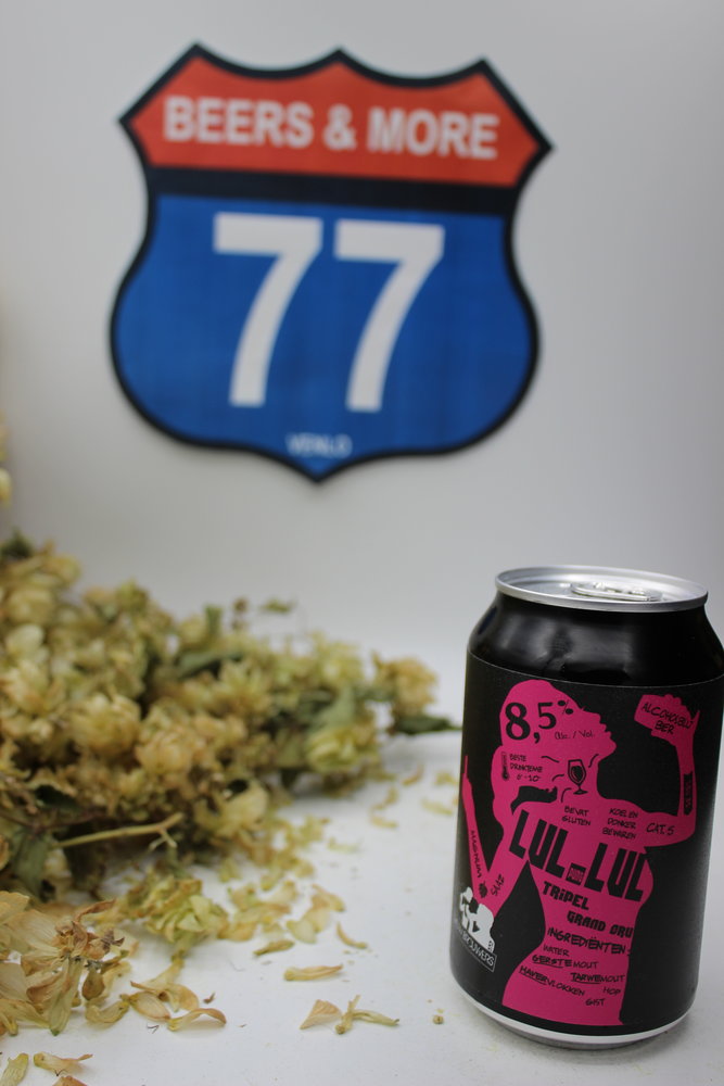 Rauwbrouwers Rauwbrouwers lul.lul Tripel Blik 33 cl  8,50%