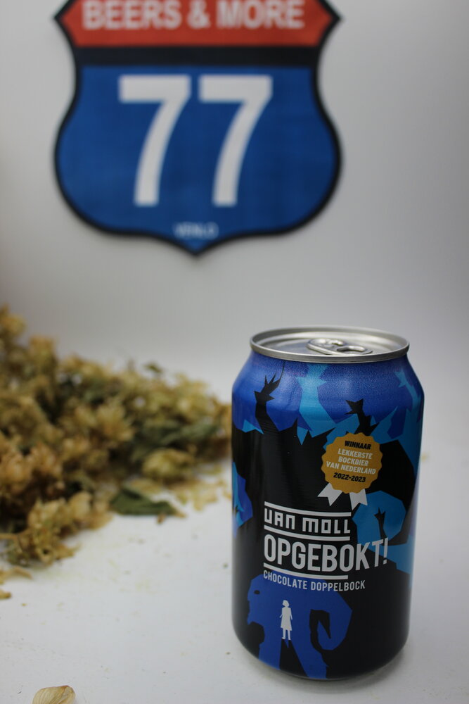 Van Moll Van Moll Opgebokt Bockbier 2023 Blik 33 cl 7,50%