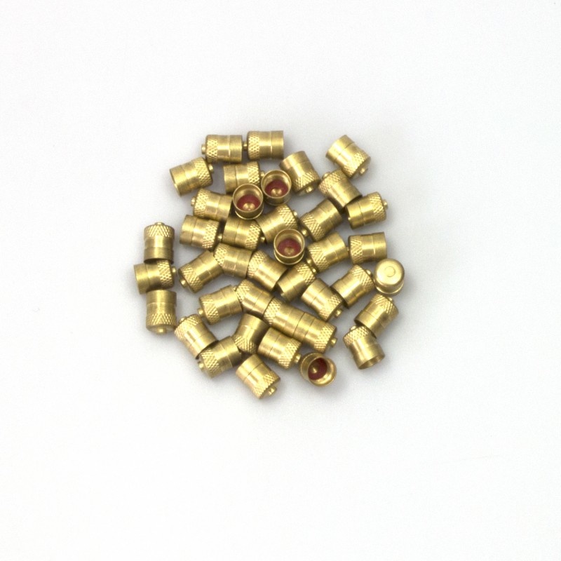 Geelkoper Ventieldop (100 stuks)