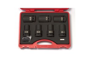 AOK Krachtdoppenset Lang 1" 7-delig