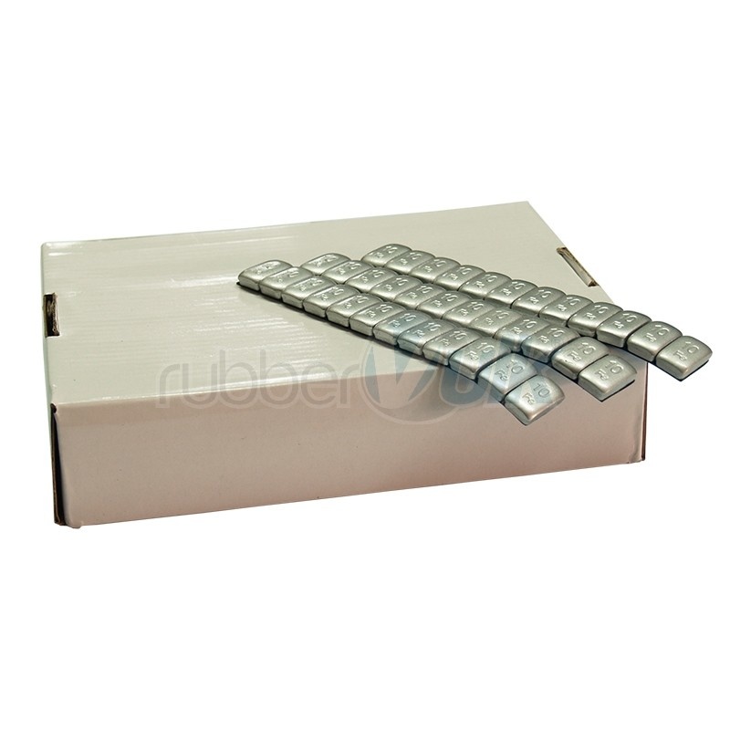 Kleefgewicht Zilver 12 x 10 gram 4X4 (50st)