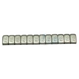 Kleefgewicht Zilver 12 x 10 gram 4X4 (50st)