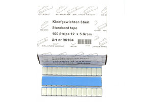 Kleefgewicht Zilver 12 x 5 gr (100st)