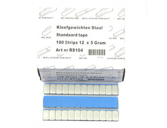 Kleefgewicht Zilver 12 x 5 gr (100st)
