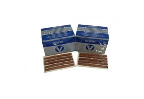 Rubbervulk Reparatiekoorden Bruin 10cm (60st)
