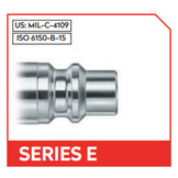TST E-Serie Insteeknippel 1/4" uitwendig