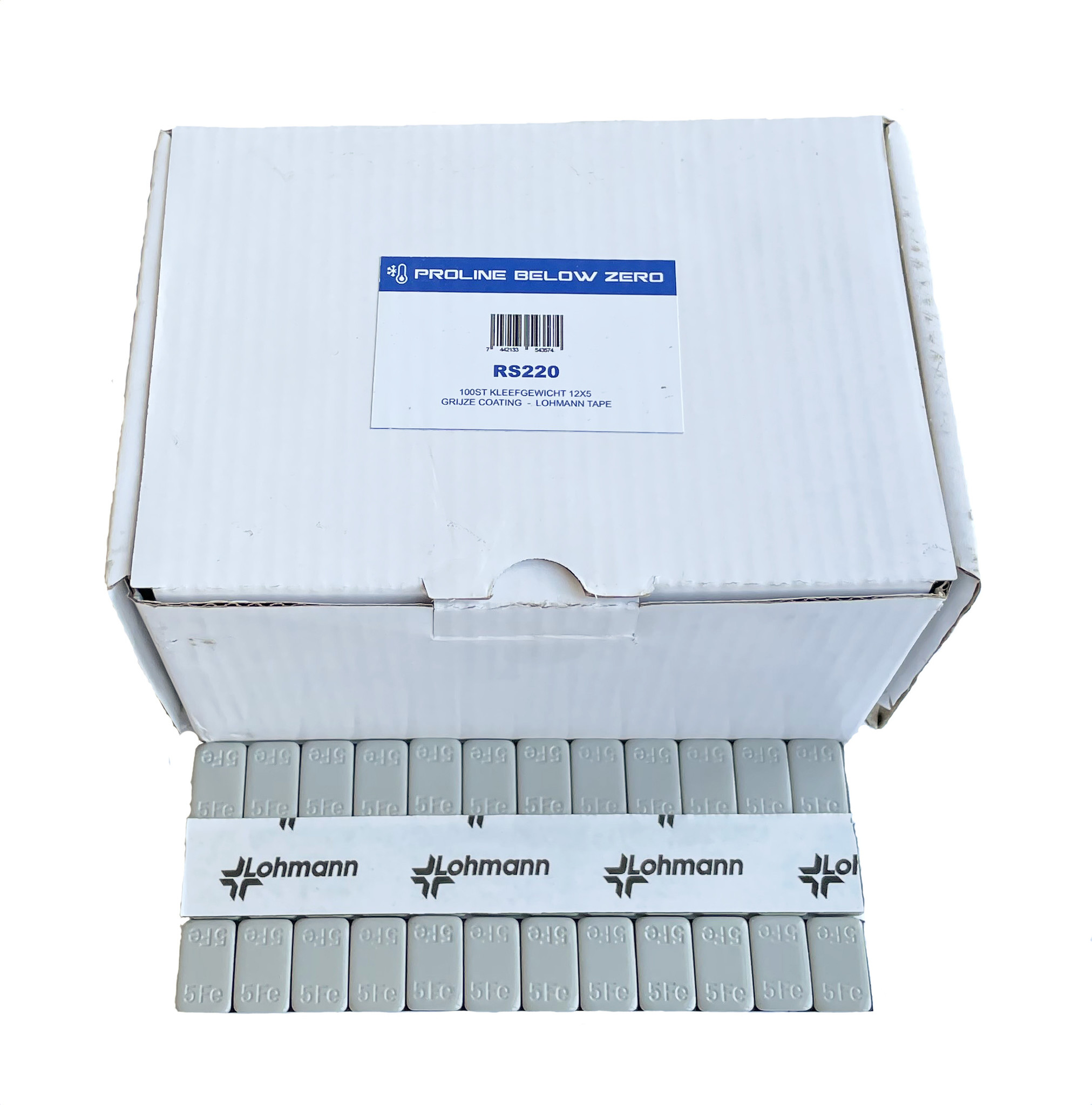 Kleefgewicht Zilver 12 x 5 gram Lohmann Xtreme Tape (100st)