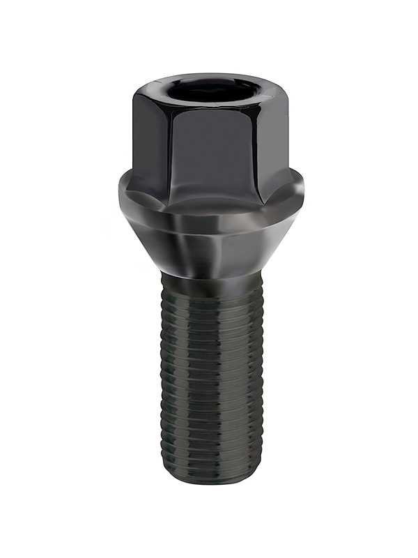 Wielbouten 14 x 1,25 x 27 KOP17 Zwart Verzinkt B185