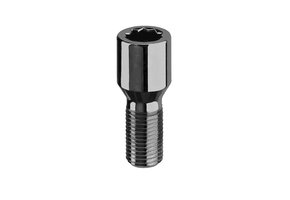Wielbouten 14 x 1,5 x 40 D20MM STAR Zwart (Tuning) B405B