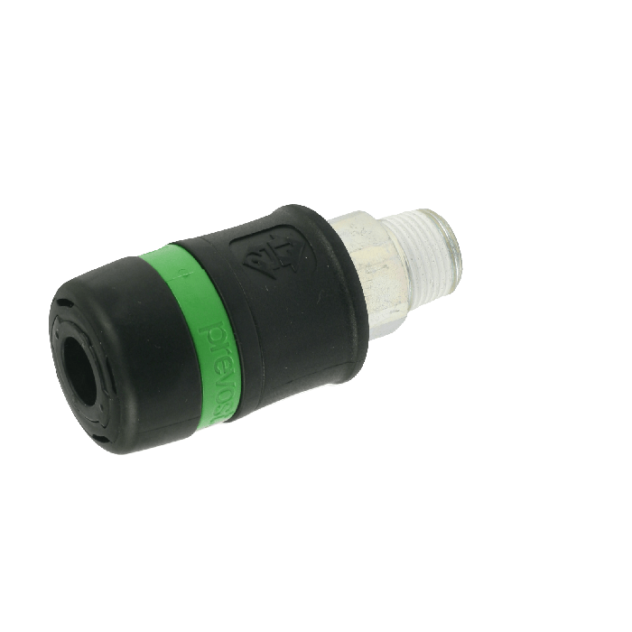 Prevost Koppeling Groen 1/2" uitw.