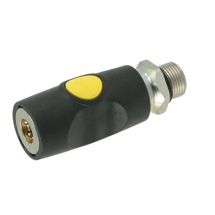 Prevost Koppeling Geel 1/2" uitw.