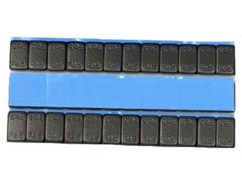 Kleefgewicht Zwart 12 x 5 gr (100st)