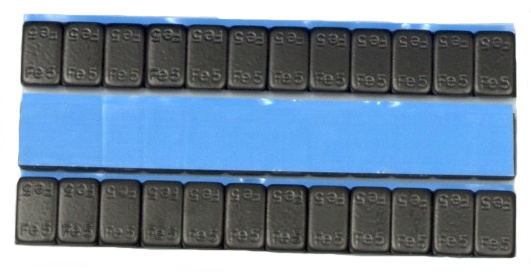 Kleefgewicht Zwart 12 x 5 gram (100st)