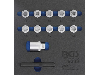 Velgenslot Demontageset 12-delig (Mercedes)