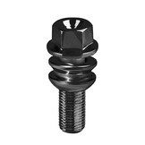 Wielbouten 14 x 1,50 x 37 KOP19 Bol (R14) + Ring Zwart B652B