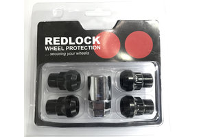 Slotmoeren Redlock Conisch 14x1,50 - 45mm - K17/19 Zwart