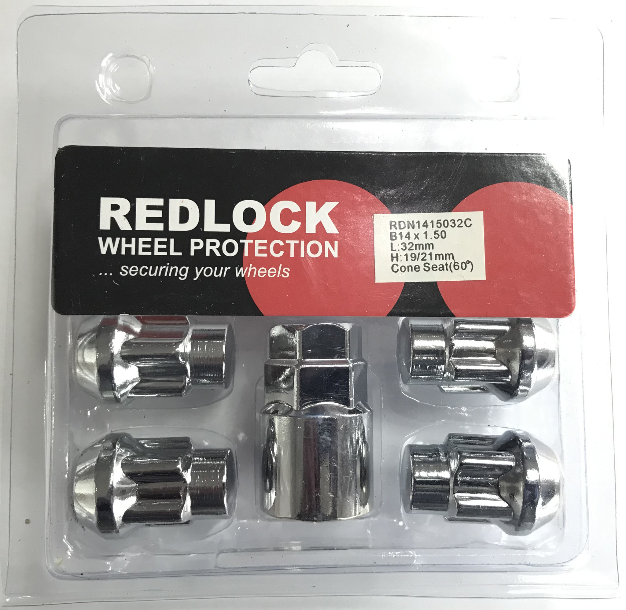 Slotmoeren Redlock Conisch Open 12 x 1,50 - 21,5mm - KOP19/21